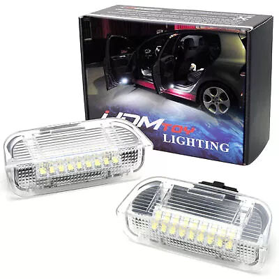 White Error Free 18-LED Side Door Lights For VW Golf GTi EOS Jetta Passat Etc • $17.99