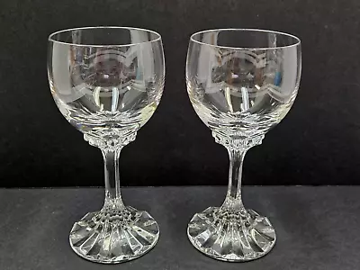 Lot Of 2 Villeroy & Boch Crystal Connaiseur Mosel Wine Glasses Goblets 5 7/8  • $24