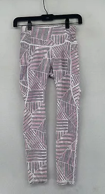 Calia Women's Energize Printed 7/8 Cropped Leggings - Size XS - Striped • $19.95