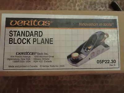 VERITAS Standard Block Plane • $195