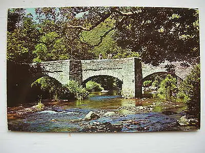 Fingle Bridge Postcard Dartmoor. (Near Tavistock Okehampton Etc) • £2.79