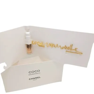 Chanel - Coco Mademoiselle - Eau De Parfum 0.05 Fl Oz + Gold Brooch - New • $19.90