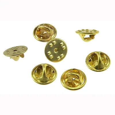 Lot 50 Gold Brass Military Police Pin Backs Clutch Clasp Catch Fastener  • $8.74