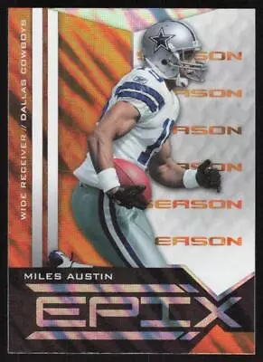 2010 Panini Epix Game Orange Miles Austin #84 Dallas Cowboys • $2.99