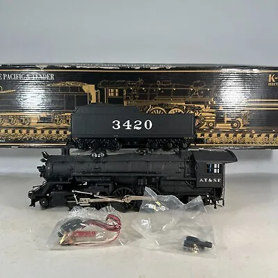 K Line K3330-3420 Santa Fe Pacific Semi-Scale Die Cast Steam Engine W/ Tender • $249.99