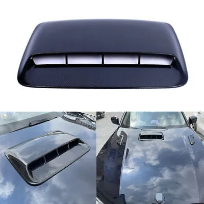 40cm×28cm ABS Plastic Car Air Flow Intake Hood Scoop Vent Bonnet Cover Protector • $65.10