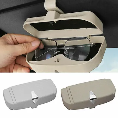 $17.99 • Buy Universal Car Sun Visor Glasses Case Holder Clip Eye Sunglasses Organizer Box AU