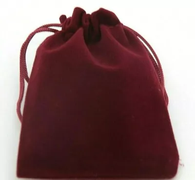 $4.95 • Buy Dice Bag Drawstring Red Velvet Bags Dungeons & Dragons Pathfinder Board Pouch