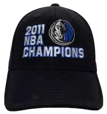 Dallas Mavericks 2011 NBA Champions Embroidered Adidas Elastic Souvenir Hat Cap • $24.99