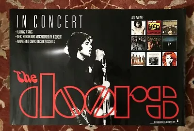 $24.99 • Buy THE DOORS  In Concert  Rare Original Promotional Poster From 1991  JIM MORRISON