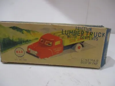 Lumber Log Truck Excellent Cond With Original Box All Tin-Japan Friction Works • $69