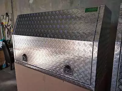 $660.50 • Buy 1400x600x820 Mm Toolbox Full Recessed Open Door Aluminium Ute Truck Tool Box