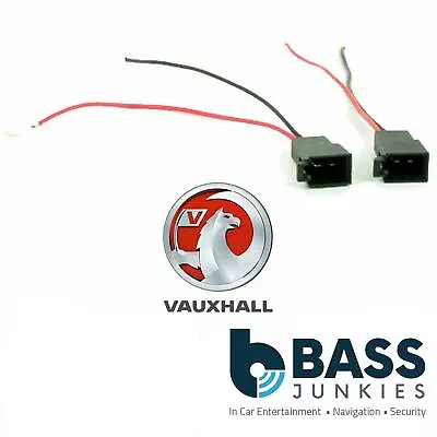 Vauxhall Astra G/H Corsa B/C/D Zafrra B Car Speaker Adaptor Plug Lead Connectors • £6.35