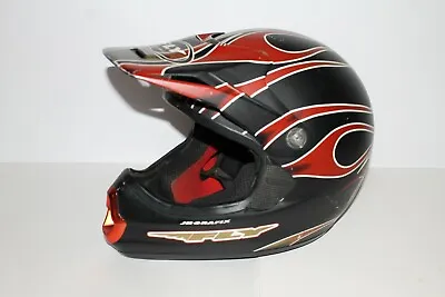 Fly Racing Helmet Motox Certified Snell M2005 Burgundy Black Medium Motor Cross • $70