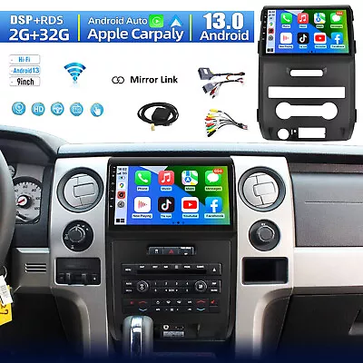 Apple Carplay Android 13 For 2009-2014 Ford F150 F-150 Car Stereo Radio GPS NAVI • $149.48