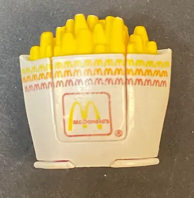 Vintage McDonald's 1988 TRANSFORMER Changeable ROBOT Happy Meal French Fry Toy • $14