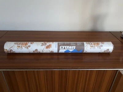 £9.95 • Buy Vintage Wallpaper, 60s 70s Retro Mid Century Crown Wallpaper NOS Sealed