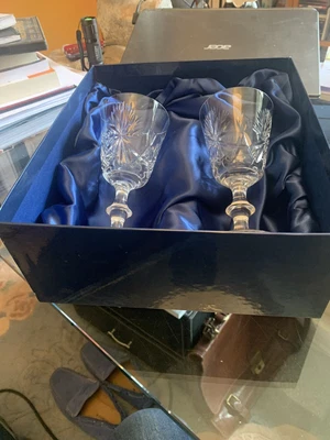 £24 • Buy Edinburgh Crystal Star Of Edinburgh Wine Goblets