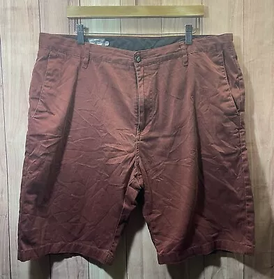 Volcom Shorts Mens Size 38 Maroon Red Polyester Blend Skateboard Surf Skate BMX • $9.99