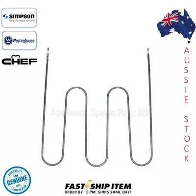 0122004499 Chef Simpson Westinghouse Oven Grill Element Free & Same Day Shipping • $44.50