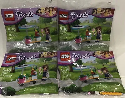 $25 • Buy New LEGO Friends Smoothie Stand 30202 Polybags 4 Party Favors Poly Bags Olivia