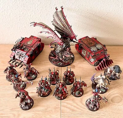 Warhammer 40k Chaos Space Marines - Painted World Eaters Army - BoxedUp (139) • £116.73