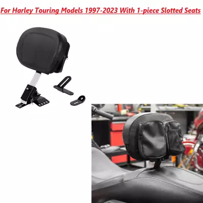 Rider Driver Backrest Pad W/ Storage Bag For Harley Ultra Limited FLHTK 2023 US  • $85.99