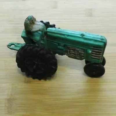 Vintage Auburn Rubber Farm Tractor - Blue/green • $5.95