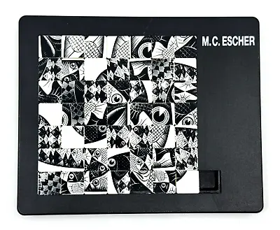 Vintage M.C. ESCHER Slide TILE PUZZLE 1990 Germany PUSSYCAT Fishes & Scales 1959 • $26