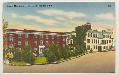 Locust Mountain Hospital Postcard Shenandoah PA • $6.99