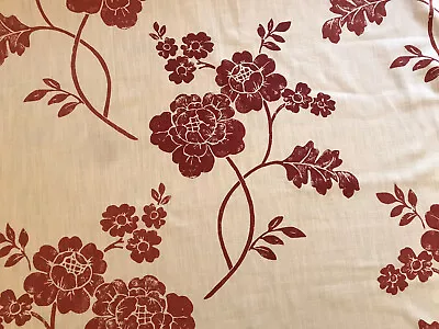 Brand New Laura Ashley Marciana Cinnamon Fabric/Material X8 Metres Price Per M • £15