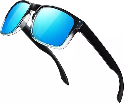 Polarized Sunglasses  UV Protection Men Women Retro Square For Fishing Driving • $13.96