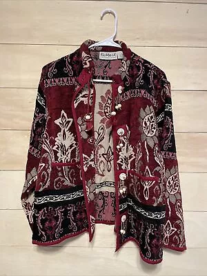 Vintage Flashback Tapestry Women’s Coat XL Made In India • $25