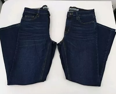 Lot Of 2 NWT Men's Member's Mark Straight Fit Stretch Denim Jeans Size 30 X 30 • $29