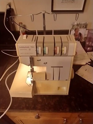 $175 • Buy Hobbylock Model 794 Serger Sewing Machine Pfaff With Accessories Works