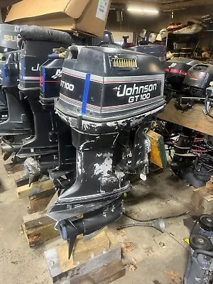 ~1990 Johnson GT-100 100 Hp Carb 2-Stroke 20  Outboard Boat Motor Evinrude V4 • $1500