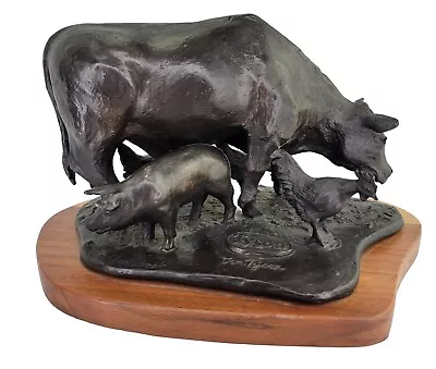 Rare Troy Anderson Don Tyson Farm Yard Animals Bronze Sculpture Signed • $599.99