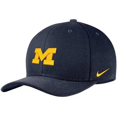 Nike Michigan Wolverines Dri-FIT C99 Swoosh Flex Hat - Navy • $27.95