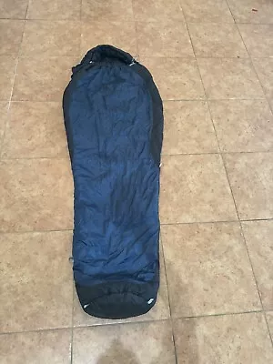 The North Face Cat's Meow RH Zip Mummy Sleeping Bag Blue & Black Sz Long 20F -7C • $75