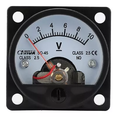 Analog Voltmeter SO-45 DC0-5V Circular Panel Voltage Gauge Volt Meter Voltage... • $16.60