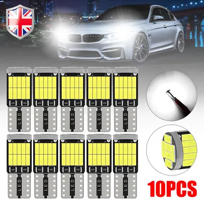 10x 501 T10 Led Bulbs Side Light Error Free Canbus 26SMD W5W Xenon Bright White • £5.79