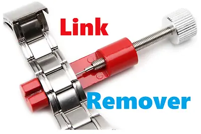 Link Remover Tool Metal Adjuster Watch Strap Bracelet Link Split Pin Removal Kit • £3.95