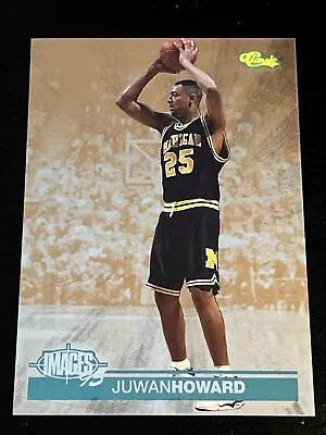 1995 Classic Images #5 Juwan Howard RC Michigan Wolverines • $0.30