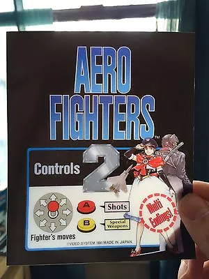 Aero Fighters 2 Neo Geo Mini Arcade Marquee • $9.95