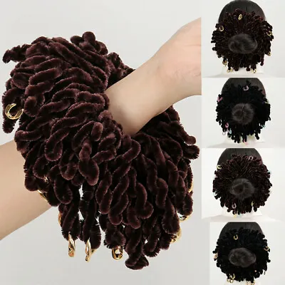 Velvet Elastic Scrunchie Volumising Hijab Volumizer Scarf Hairband Hair Tie Bun • $6.22