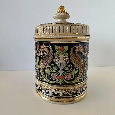 Vintage Antique German Marzi & Remy Tobacco Jar Mythology 7.5  • $39.99