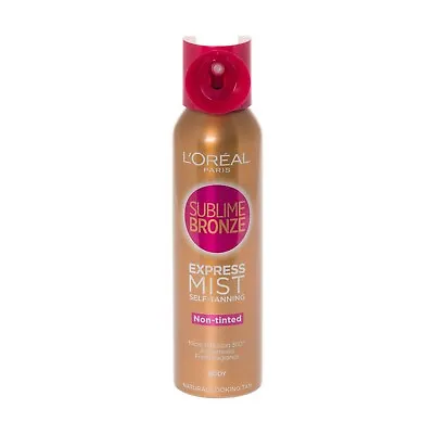 L'Oreal Sublime Bronze Self Tan Express Mist Spray Body Packaging May Vary ... • £10.58