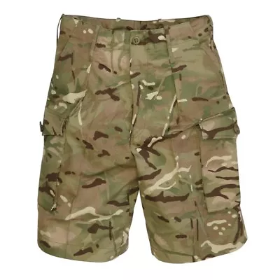 Genuine British Army Military Combat MTP Camo Shorts Military Issue NEW • $31.52