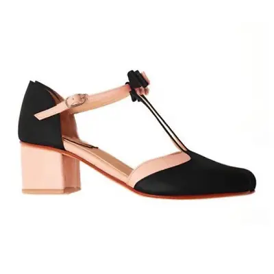 Ladies Mary Jane Pumps Shoes Retro Block Heel T Strap Bowknots Lolita Sandals • $43.76