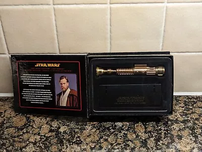 Star Wars Master Replicas Obiwan Lightsaber 0.45 Mini  Rare Gold Variant  • £99.99